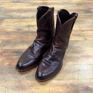 Tecovas The Dean Stout Men’s Zip Boot Size 10 D Dark Brown Leather